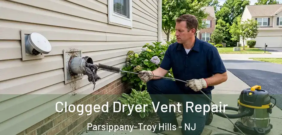  Clogged Dryer Vent Repair Parsippany-Troy Hills - NJ